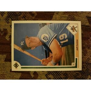 JEFF CONINE KANSAS CITY ROYALS STAR ROOKIE #27 - UPPER DECK NM-MT 1991